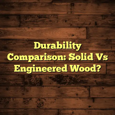 Durability Comparison: Solid Vs Engineered Wood?