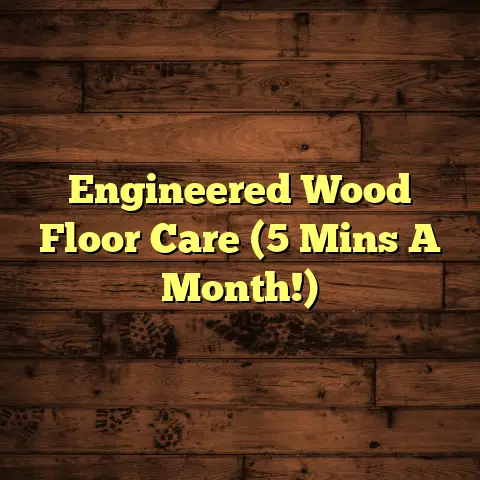 Engineered Wood Floor Care (5 Mins A Month!)