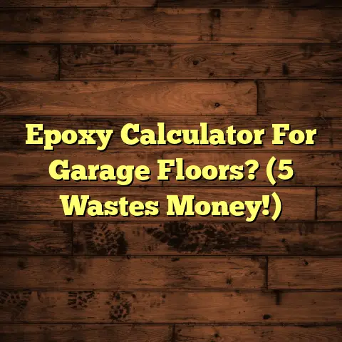 Epoxy Calculator For Garage Floors? (5 Wastes Money!)