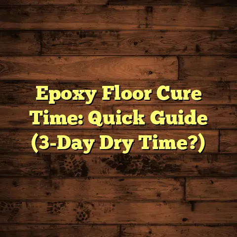 Epoxy Floor Cure Time: Quick Guide (3-Day Dry Time?)