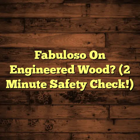 Fabuloso On Engineered Wood? (2 Minute Safety Check!)