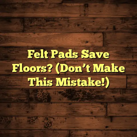 Felt Pads Save Floors? (Don’t Make This Mistake!)
