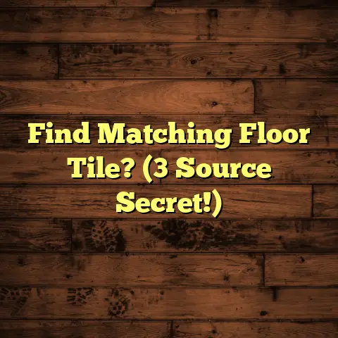 Find Matching Floor Tile? (3 Source Secret!)