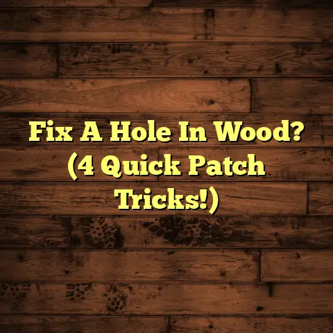 Fix A Hole In Wood? (4 Quick Patch Tricks!)