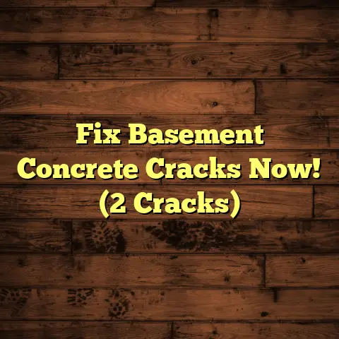 Fix Basement Concrete Cracks Now! (2 Cracks)