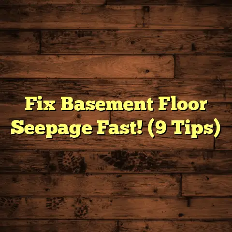 Fix Basement Floor Seepage Fast! (9 Tips)