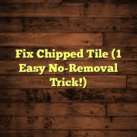Fix Chipped Tile (1 Easy No-Removal Trick!)