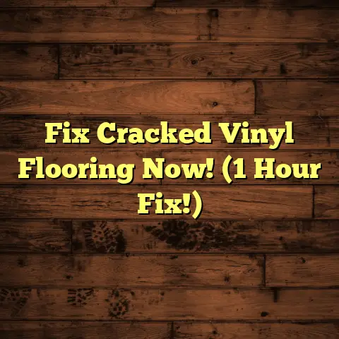 Fix Cracked Vinyl Flooring Now! (1 Hour Fix!)