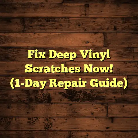 Fix Deep Vinyl Scratches Now! (1-Day Repair Guide)