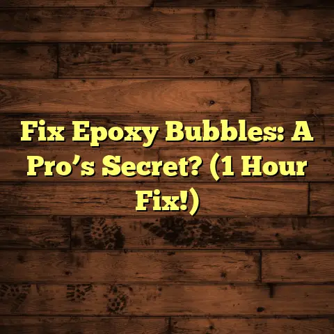 Fix Epoxy Bubbles: A Pro’s Secret? (1 Hour Fix!)