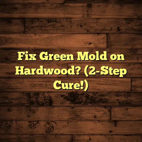 Fix Green Mold on Hardwood? (2-Step Cure!)