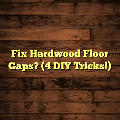 Fix Hardwood Floor Gaps? (4 DIY Tricks!)