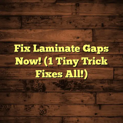 Fix Laminate Gaps Now! (1 Tiny Trick Fixes All!)