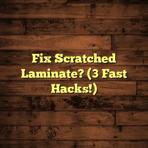 Fix Scratched Laminate? (3 Fast Hacks!)