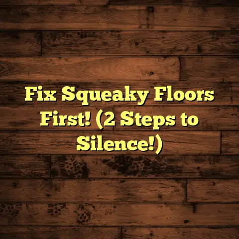 Fix Squeaky Floors First! (2 Steps to Silence!)