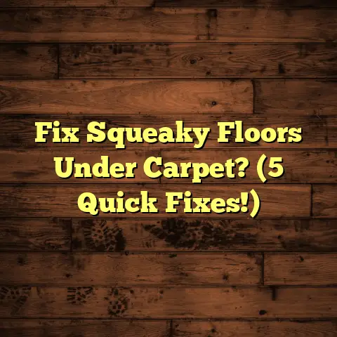 Fix Squeaky Floors Under Carpet? (5 Quick Fixes!)