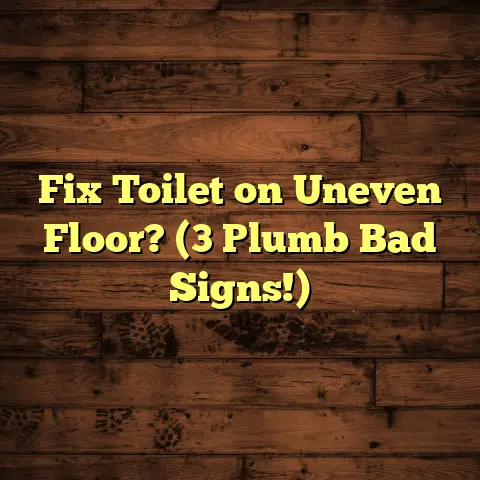 Fix Toilet on Uneven Floor? (3 Plumb Bad Signs!)