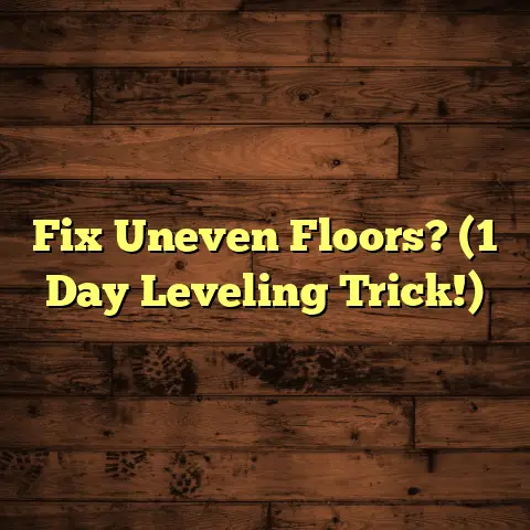 Fix Uneven Floors? (1 Day Leveling Trick!)