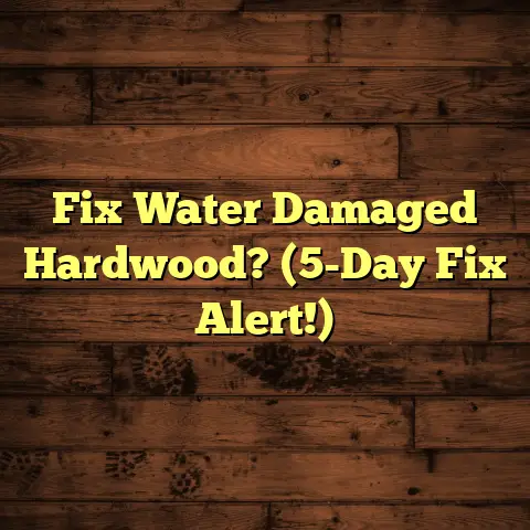 Fix Water Damaged Hardwood? (5-Day Fix Alert!)