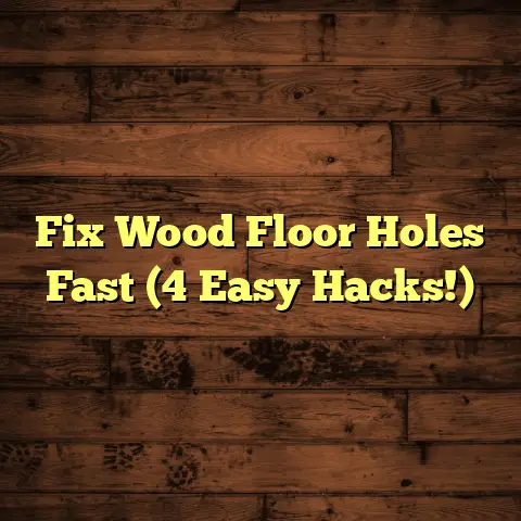 Fix Wood Floor Holes Fast (4 Easy Hacks!)