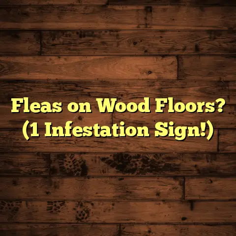 Fleas on Wood Floors? (1 Infestation Sign!)