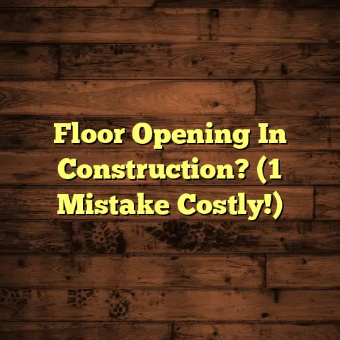 Floor Opening In Construction? (1 Mistake Costly!)