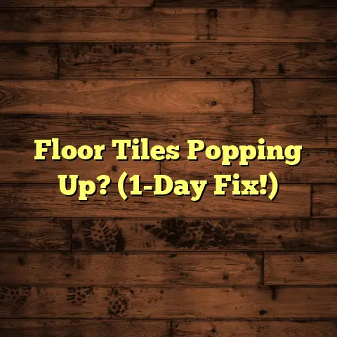 Floor Tiles Popping Up? (1-Day Fix!)