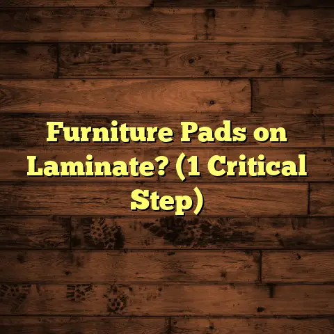 Furniture Pads on Laminate? (1 Critical Step)