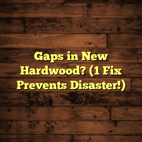 Gaps in New Hardwood? (1 Fix Prevents Disaster!)