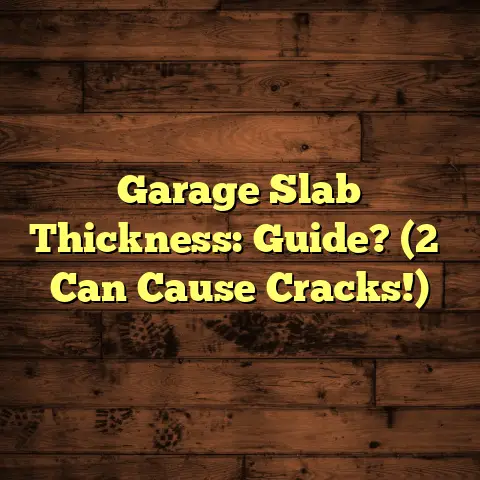 Garage Slab Thickness: Guide? (2″ Can Cause Cracks!)