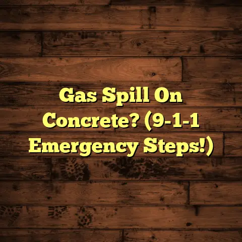 Gas Spill On Concrete? (9-1-1 Emergency Steps!)