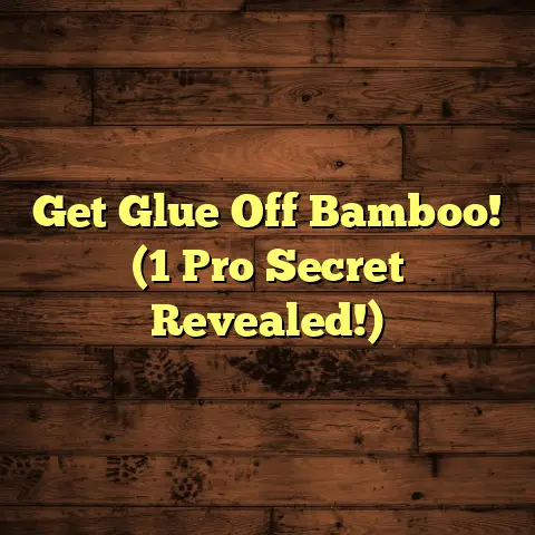 Get Glue Off Bamboo! (1 Pro Secret Revealed!)