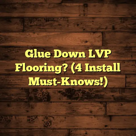 Glue Down LVP Flooring? (4 Install Must-Knows!)