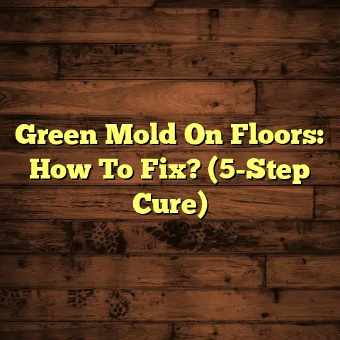 Green Mold On Floors: How To Fix? (5-Step Cure)