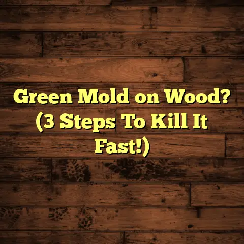 Green Mold on Wood? (3 Steps To Kill It Fast!)