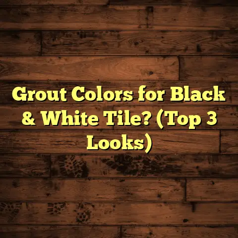 Grout Colors for Black & White Tile? (Top 3 Looks)