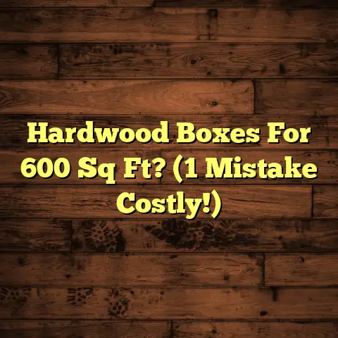 Hardwood Boxes For 600 Sq Ft? (1 Mistake Costly!)