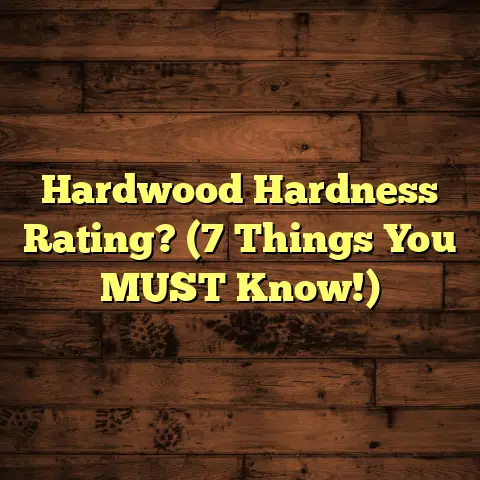 Hardwood Hardness Rating? (7 Things You MUST Know!)