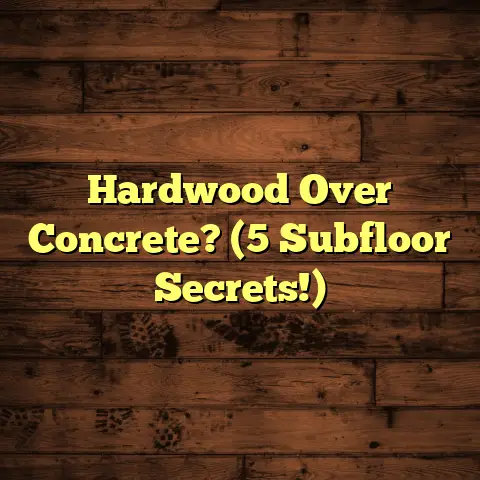 Hardwood Over Concrete? (5 Subfloor Secrets!)