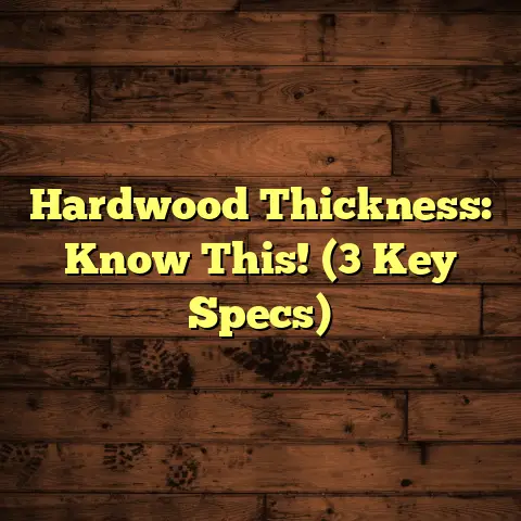 Hardwood Thickness: Know This! (3 Key Specs)