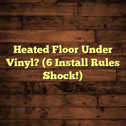 Heated Floor Under Vinyl? (6 Install Rules Shock!)