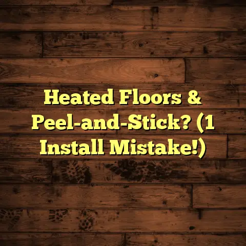 Heated Floors & Peel-and-Stick? (1 Install Mistake!)