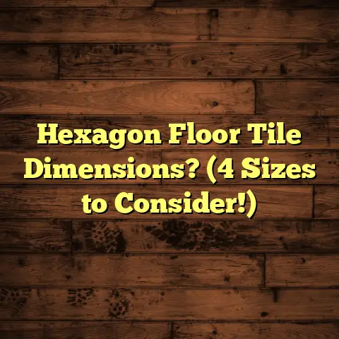 Hexagon Floor Tile Dimensions? (4 Sizes to Consider!)
