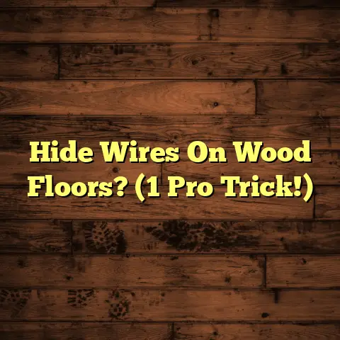 Hide Wires On Wood Floors? (1 Pro Trick!)