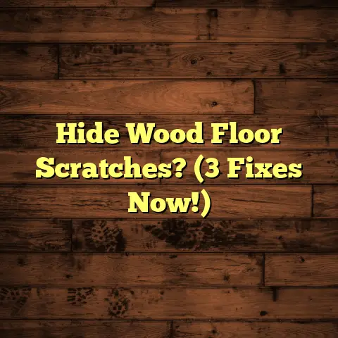 Hide Wood Floor Scratches? (3 Fixes Now!)