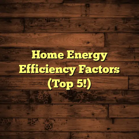 Home Energy Efficiency Factors (Top 5!)