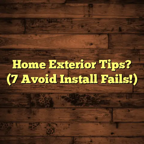 Home Exterior Tips? (7 Avoid Install Fails!)