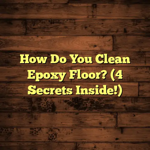 How Do You Clean Epoxy Floor? (4 Secrets Inside!)