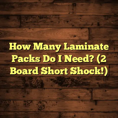 How Many Laminate Packs Do I Need? (2 Board Short Shock!)
