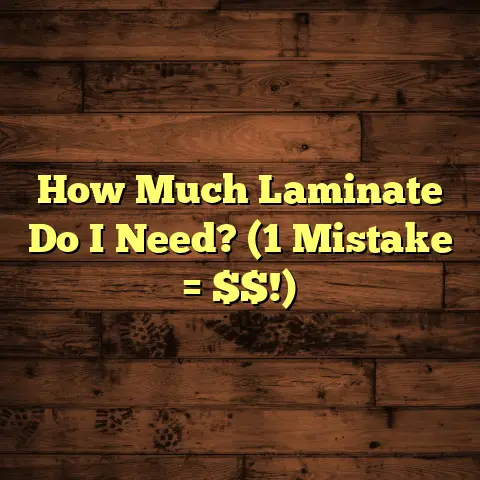 How Much Laminate Do I Need? (1 Mistake = $$!)